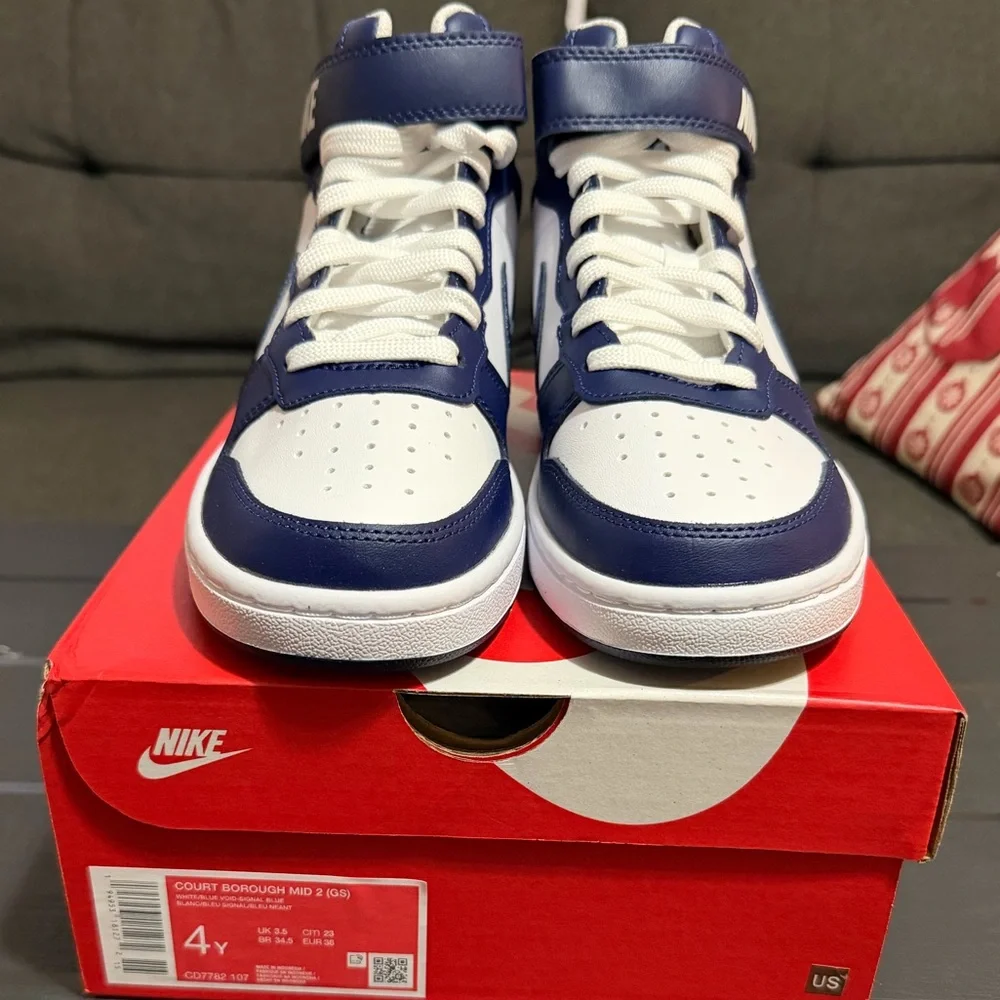 Kids Nike Court Borough Mid 2 - Picture 2 of 2